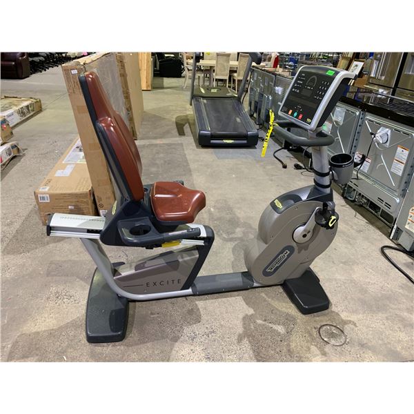 TECHNOGYM EXCITE EXERCISE BIKE WITH BACK SUPPORT