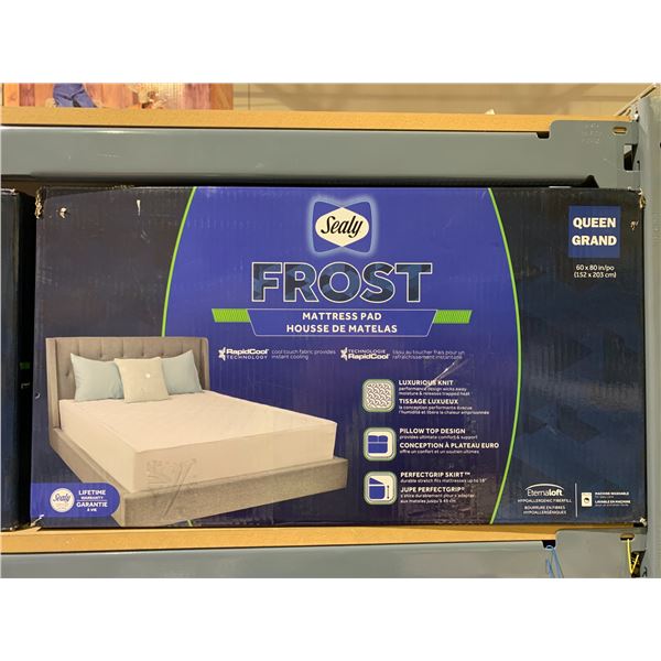 SEALY FROST MATTRESS PAD QUEEN SIZE