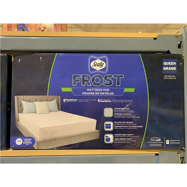 SEALY FROST MATTRESS PAD QUEEN SIZE