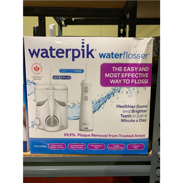 WATERPIK WATER FLOSSER CORDLESS PEARL AND ULTRA PLUS