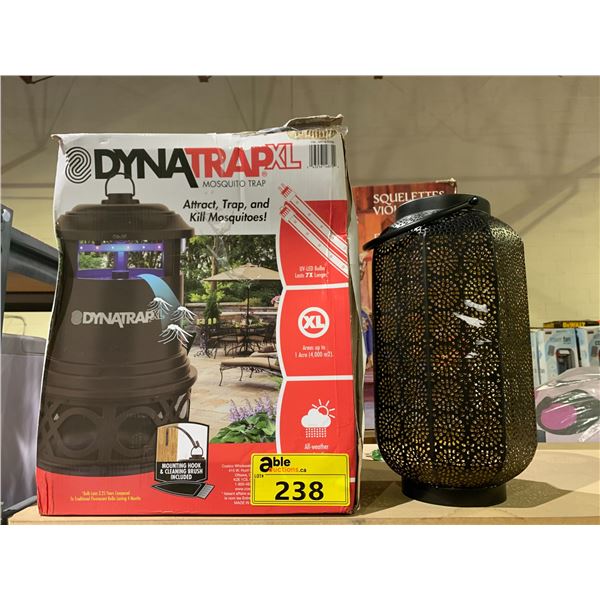 DYNATRAP XL MOSQUITO TRAP & METAL LAMP SHADE