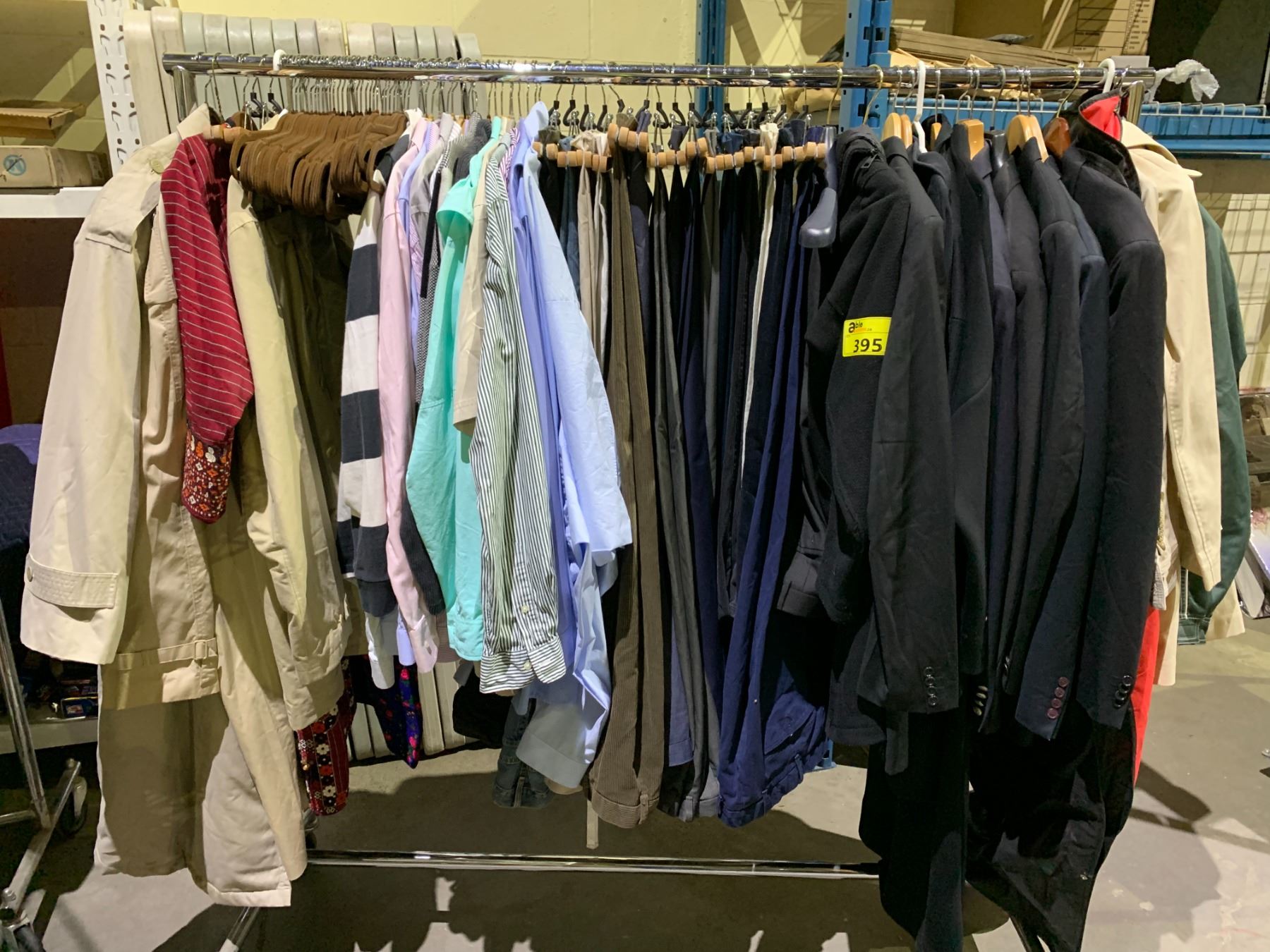 RACK OF ASSORTED CLOTHING (RACK NOT INCLUDED) - Able Auctions