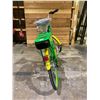 Image 2 : GREEN & YELLOW E-BIKE WITH BATTERY, KEY & CHARGER