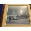 Image 2 : ROBERT BATEMAN "ORCA PROCESSION" FRAMED PRINT (17 1/4" X 16 3/4" FRAMED)