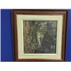 Image 1 : ROBERT BATEMAN "TIGER AT DAWN" FRAMED PRINT (17 1/4" X 17 1/4" FRAMED)