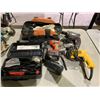 Image 1 : ASSORTED ELECTRIC TOOLS; JOBMATE ROTARY TOOL, DEWALT DRILL, SKIL SLUGGER DRILLBLACK AND DECKER