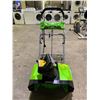 Image 1 : GREENWORKS ELECTRIC SNOW THROWER 120 VOLT 13AMP *UNKNOWN RUNNING CONDITION*