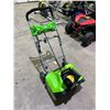 Image 3 : GREENWORKS ELECTRIC SNOW THROWER 120 VOLT 13AMP *UNKNOWN RUNNING CONDITION*