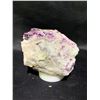 Image 2 : GENUINE FLUORITE SPECIMEN CLUSTER 4 X 4.5" ON STAND RETAIL $1,600