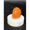 Image 2 : CARNELIAN STONE WITH INCLUSIONS ON STAND RETAIL $489