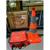 Image 1 : BAG OF POP UP TRAFFIC CONES