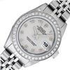 Image 1 : Rolex Ladies Quickset Cream Arabic Diamond Datjust Wristwatch 26MM