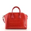 Image 2 : Givenchy Antigona Bag Crocodile Embossed Leather Medium Shoulder Bag