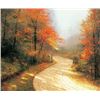 Image 1 : Autumn Lane by Thomas Kinkade