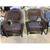 Image 1 : PAIR OF MATCHING WICKER CHAIRS