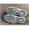 Image 5 : PAIR OF NIKE AIR JORDAN 11 LOW UNIVERSITY BLUE WHITE SHOES SIZE 9.5