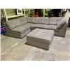 Image 1 : 5-PC SECTIONAL SOFA WITH OTTOMAN