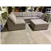 Image 2 : 5-PC SECTIONAL SOFA WITH OTTOMAN
