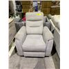 Image 1 : FABRIC ELECTRIC RECLINER (UNKNOWN WORKING CONDITION, MISSING PARTIAL POWER CORD)