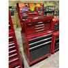 Image 2 : MASTER MECHANIC 2 TIER MOBILE TOOLBOX WITH ASSORTED CONTENTS INCLUDING; HARDWARE, SOCKET SET & MORE