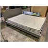 Image 2 : QUEEN SIZE BED FRAME WITH BELLA HOME BE LAZY QUEEN SIZE MATTRESS