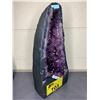 Image 3 : NATURAL AMETHYST CATHEDRAL GEODE (BRAZIL) 9.3KG 14.5"X7" RETAIL $11,000
