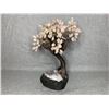 Image 3 : ROSE QUARTZ TREE ON AMETHYST BASE (BRAZIL) 15" RETAIL $2,400