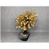 Image 2 : CITRINE BONSAI TREE ON AMETHYST BASE 14" RETAIL $3,200