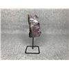 Image 2 : AMETHYST WITH INCLUSION ON STAND 5" RETAIL $948