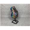 Image 2 : AMETHYST TITANIUM AURA ON STAND 6" RETAIL $1,800