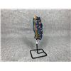 Image 2 : AMETHYST TITANIUM AURA ON STAND 5" RETAIL $600