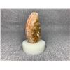 Image 2 : CITRINE (HEATED AMETHYST) GEODE FLAME 3.5" RETAIL $489