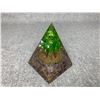 Image 2 : AMETHYST WITH BONSAI TREE ORGONITE PYRAMID RETAIL $369