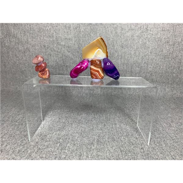GENUINE AGATE ART DISPLAY RETAIL $249