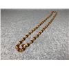 Image 2 : GENUINE NATURAL 52 BEADS GOLD PLATED RUDRAKSHA JAAP MALA RETAIL $100