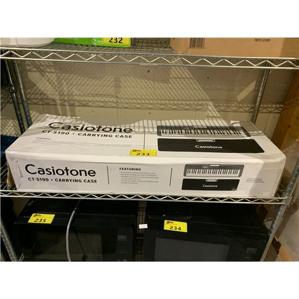 CASIOTONE CT-S190 KEYBOARD WITH CARRY CASE