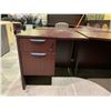 Image 3 : 3-PC 4 DRAWER OFFICE DESK WITH SLED CHAIR