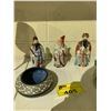 Image 3 : ASSORTED COLLECTIBLES INCLUDING; LEFFON FIGURE 2432, ARTIST SIGNED POT & 3 CHINESE FIGURES