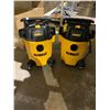 Image 2 : 2 DEWALT SHOPVACS (UNKNOWN WORKING CONDITION)
