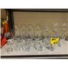 Image 2 : ASSORTED GLASSWARE & 2 METAL MARTINI CUPS