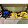 Image 1 : ASSORTED ITEMS INCLUDING; WATERPROOF 220V EXTENSION CORDS & ASSORTED CLIMBING GEAR