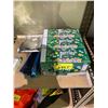 Image 3 : ASSORTED ITEMS INCLUDING; CASE OF PERRIER CARBONATED SPRING WATER, COASTERS, SEAHORSE CONTAINERS &