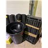 Image 4 : ASSORTED ITEMS INCLUDING; RESIN SHELVING, RUBBER FLOOR MATS, WASTE BINS & MORE