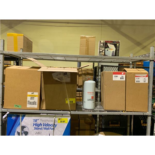 LOT OF BRAND NEW WIX & FLEETGUARD DIESEL TRUCK OIL/AIR FILTERS