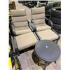 Image 3 : 2 PATIO LOUNGE CHAIRS WITH TABLE