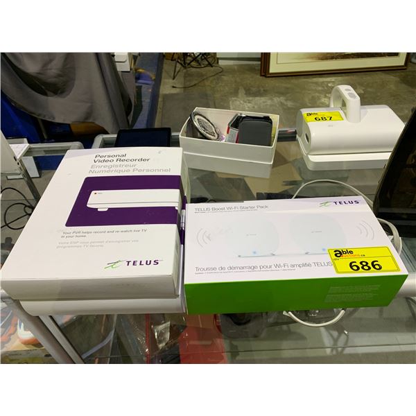 TELUS BOOST WI-FI STARTER PACK, TELUS PERSONAL VIDEO RECORDER & TELUS WIRELESS DIGITAL BOX
