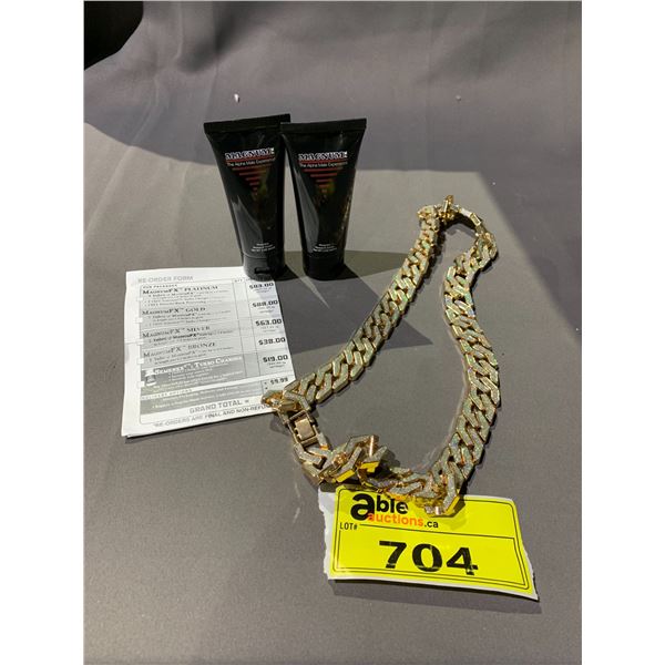 CHAIN & 2 BOTTLES OF MAGNUMFX