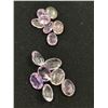 Image 4 : ASSORTED GEMS INCLUDING; 10 CITRINE, 10 GARNATES, & 14 AMETHYSTS. VARIOUS SIZES AND SHAPES