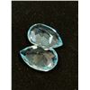 Image 2 : ASSORTED GEMS INCLUDING; 2 BLUE TOPAZ, 18 CITRINE, & 2 AMETHYSTS. VARIOUS SIZES AND SHAPES