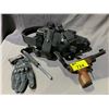Image 1 : ASSORTED ITEMS INCLUDING; AIRSOFT HANDGUN, BATON, AIRSOFT BELT & MORE